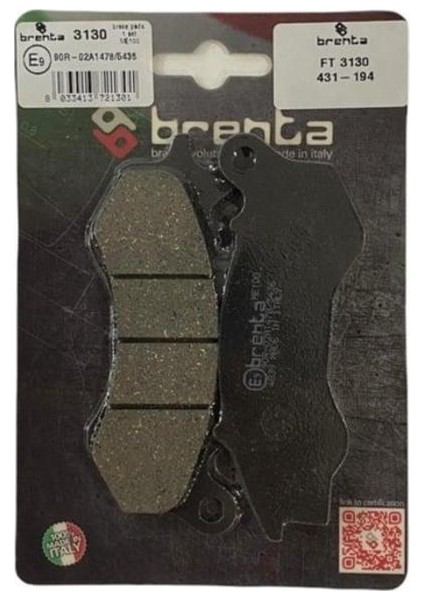 Honda Pcx 125 2017 ve Öncesi Ön Fren Balatası Brenta Takım