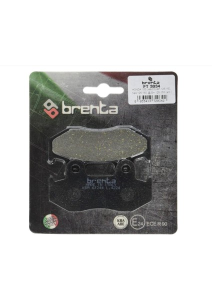 Honda Spacy Alpha Ön Fren Balatası Brenta Takım