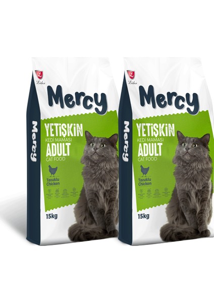 Tavuklu Yetişkin Kedi Maması 15 kg x 2 Adet