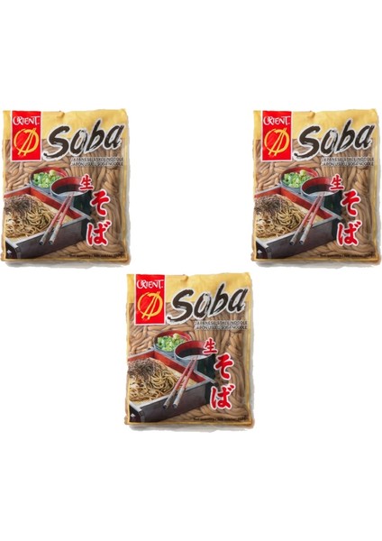 Foods Japon Usülü Soba Noodle 180 gr 3'lü Set