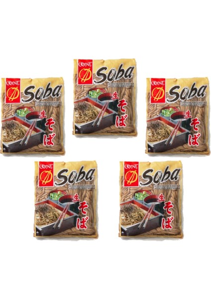Foods Japon Usülü Soba Noodle 180 gr 5'li Set