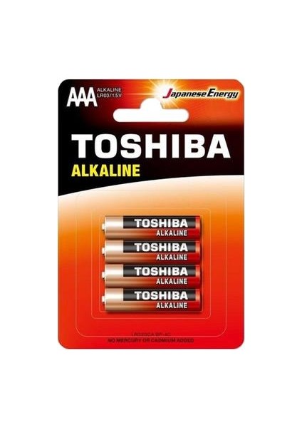 Toshıba Ince Pil Aaa 4'lü Askılı