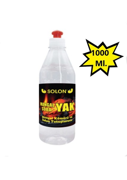 Mangal, Soba, Şömine 2 Adet Tutuşturucu Jel Yakıt. 1000 Ml. 2' li