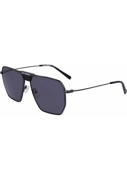 Karl Lagerfeld Kl 350S 001 58 Erkek Pilot Füme Metal Güneş Gözlüğü