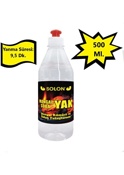 Mangal, Soba, Şömine 2 Adet Tutuşturucu Jel Yakıt. 500 Ml. 2' li