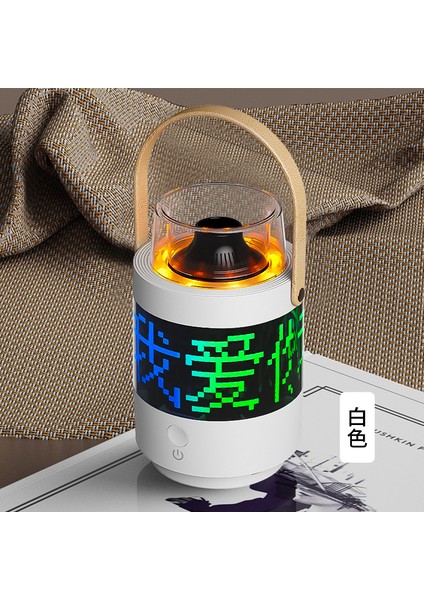 Bluetooth Ses Ev Bluetooth Hoparlör Işığı App Ekran Projeksiyon LED Ekran Taşınabilir Dış Mekan Kablosuz Bluetooth Hoparlör (Yurt Dışından)