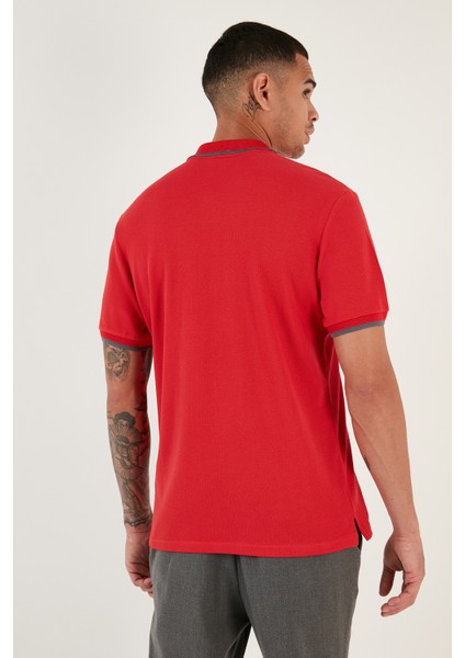% 100 Pamuk Düğmeli Regular Fit Polo Yaka T Shirt Erkek POLO YAKA T SHİRT 5902118