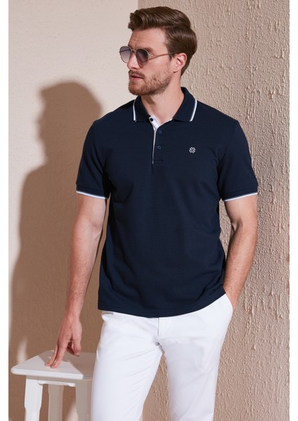 % 100 Pamuk Düğmeli Regular Fit Polo Yaka T Shirt Erkek POLO YAKA T SHİRT 5902118 fiyatları