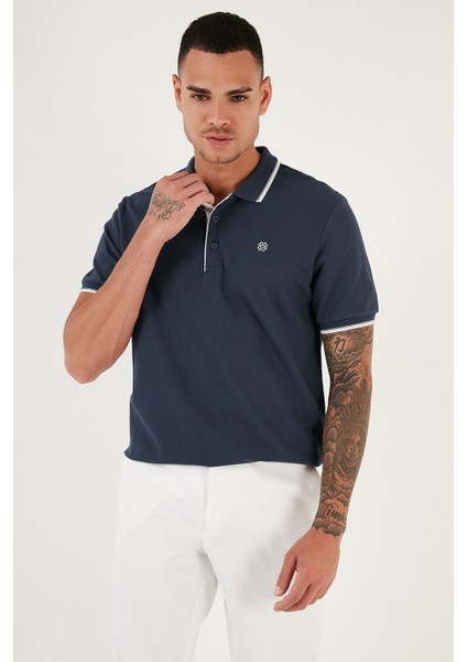 % 100 Pamuk Düğmeli Regular Fit Polo Yaka T Shirt Erkek POLO YAKA T SHİRT 5902118 modelleri