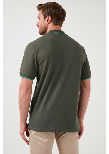 % 100 Pamuk Düğmeli Regular Fit Polo Yaka T Shirt Erkek POLO YAKA T SHİRT 5902118 indirimleri