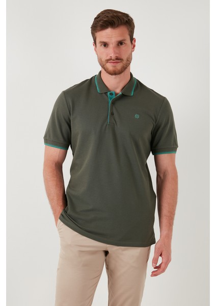 % 100 Pamuk Düğmeli Regular Fit Polo Yaka T Shirt Erkek POLO YAKA T SHİRT 5902118