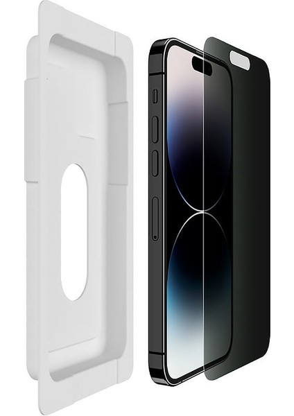Screenforce Temperedglass iPhone 15 Pro Için Privacy Ekran Koruyucu