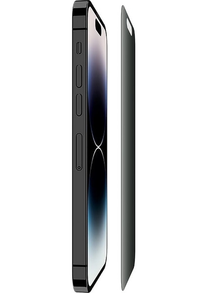 Screenforce Temperedglass iPhone 15 Pro Için Privacy Ekran Koruyucu