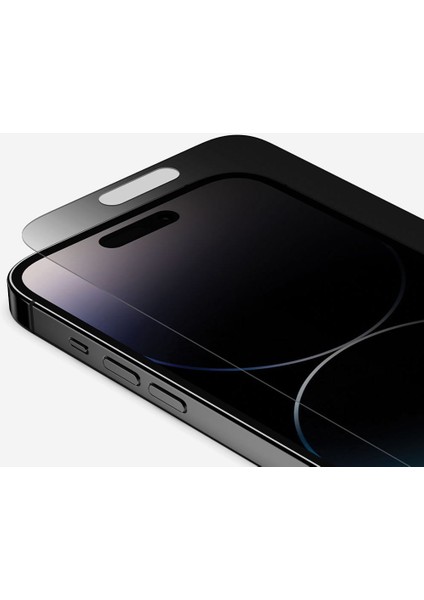 Screenforce Temperedglass iPhone 15 Pro Için Privacy Ekran Koruyucu