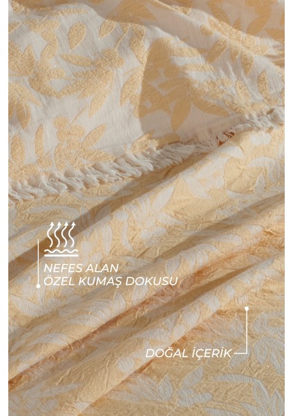 Natural Series Tina Yatak Seti 6 Parça Sarı