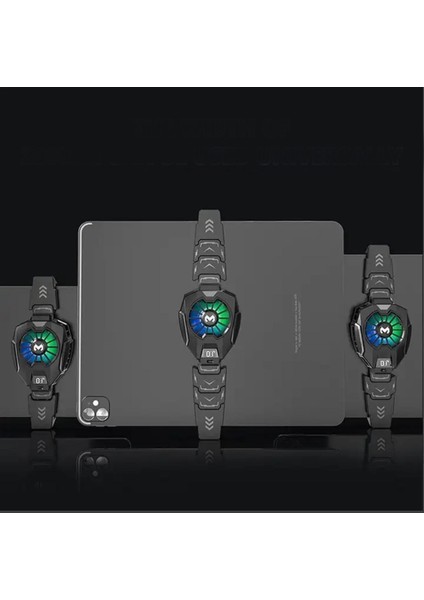 Memo DL05 Dijital Göstergeli Rgb LED Işıklı Gamer Oyuncu Telefon ve Tablet Soğutucu Fan modelleri
