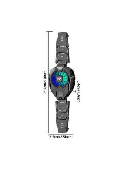 Memo DL05 Dijital Göstergeli Rgb LED Işıklı Gamer Oyuncu Telefon ve Tablet Soğutucu Fan fırsatları