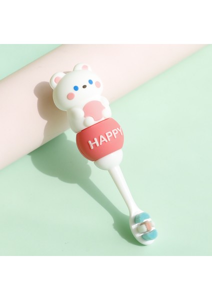 Karikatür Çocuk Diş Fırçası Mektup Ayı On Bin Kıl Tek Paket Çocuk Yumuşak Kıllı Diş Fırçası (Yurt Dışından)