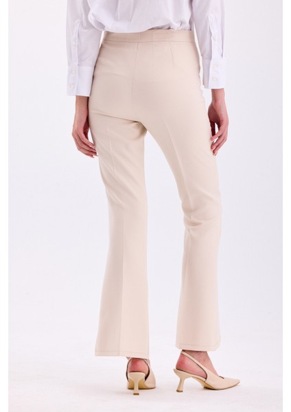 Yüksek Bel Ispanyol Paça Kadın Pantolon fırsatları