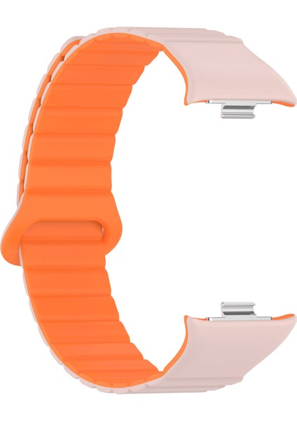 Xiaomi Redmi Watch 4 Kordon Solo Loop Mıknatıslı Strap Kayış KRD105 Açık Pembe