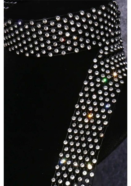 Rhinestone Kravat Gerdanlık Kolye fırsatları