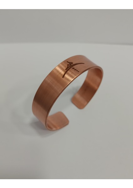 Hiçlik Sembol Bakır Bileklik 15MM LZRB0007-4