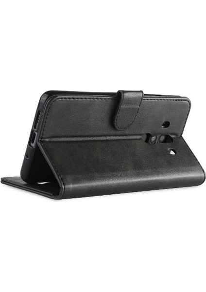 Tutucu ile Huawei Mate 10 Pro Için Buzağı Doku Yatay Flip Case (Yurt Dışından)