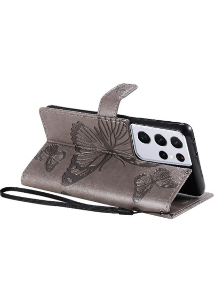 Samsung Galaxy S21 Ultra Manyetik Kapak Flip Kickstand Pu Deri (Yurt Dışından) modelleri