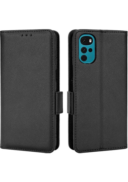 Motorola Moto G22 4g Manyetik Pu Deri Kart Yuvaları Tutucu Yan (Yurt Dışından) fırsatları