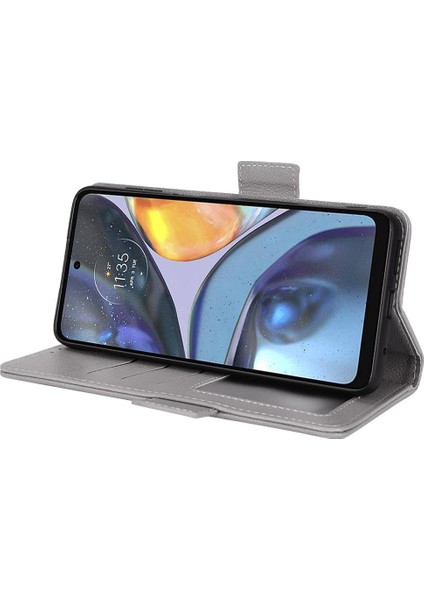 Motorola Moto G22 4g Manyetik Pu Deri Kart Yuvaları Tutucu Yan (Yurt Dışından) modelleri