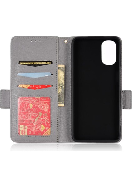 Motorola Moto G22 4g Manyetik Pu Deri Kart Yuvaları Tutucu Yan (Yurt Dışından) indirimleri