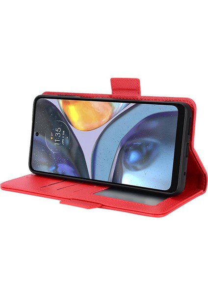 Motorola Moto G22 4g Manyetik Pu Deri Kart Yuvaları Tutucu Yan (Yurt Dışından) fırsatları