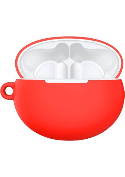 - Huawei Freebuds 4i Uyumlu Silikon Kılıf - Kopçalı Freebuds 4i Kulaklık Kılıfı