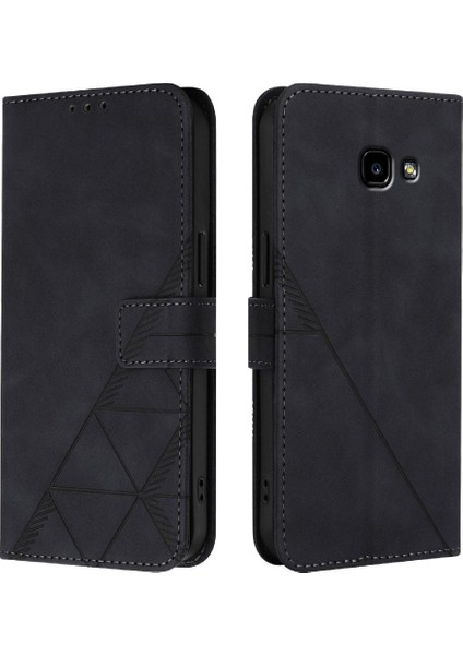 Samsung Galaxy A5 2017 Için Kılıf Cüzdan Kapak Kredi Kartı Tutucu Pu Deri (Yurt Dışından)