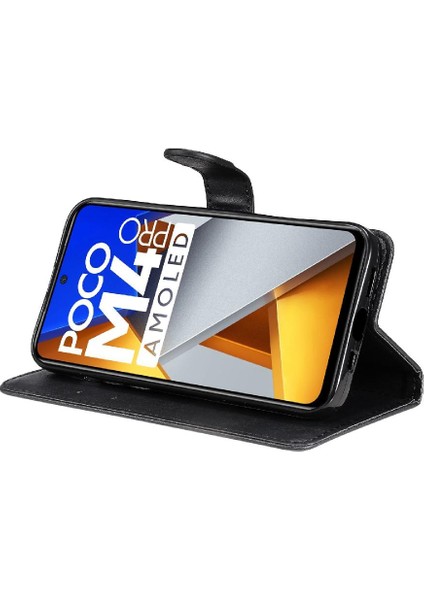 Xiaomi Poco M4 Pro 4g Için Flip Case Yüksek Kalite Deri Iş Cüzdan (Yurt Dışından)