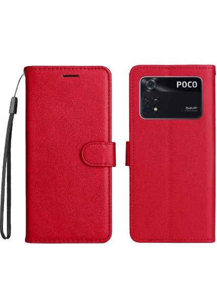 Xiaomi Poco M4 Pro 4g Için Flip Case Yüksek Kalite Deri Iş Cüzdan (Yurt Dışından)