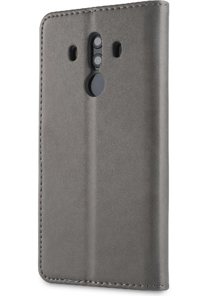 Manyi Mall Tutucu ile Huawei Mate 10 Pro Için Buzağı Doku Yatay Flip Case (Yurt Dışından)