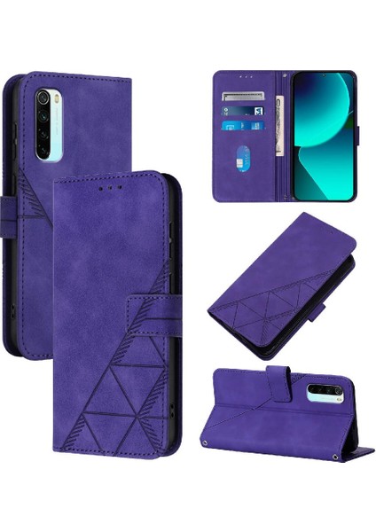 Xiaomi Redmi Not 8 Flip Folio Kitap Koruyucu Pu Deri Kredi (Yurt Dışından)