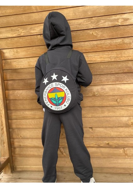 Uslu Kids Çocuk Fenerbahçe Taraftar Eşofman Takımı Çantalı