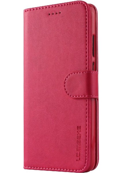 Huawei P20 Buzağı Doku Yatay Kapak Kılıf Için Tutucu ile (Yurt Dışından)