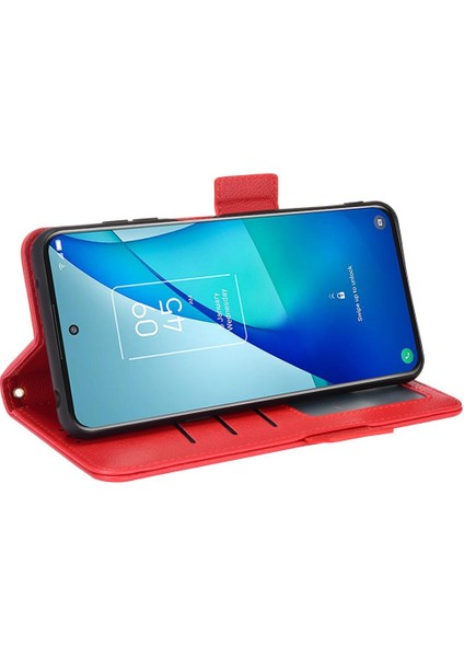 Tcl 20 5g Manyetik Yan Toka Cüzdan Pu Deri Kart Yuvaları Tutucu Için Kılıf (Yurt Dışından) modelleri