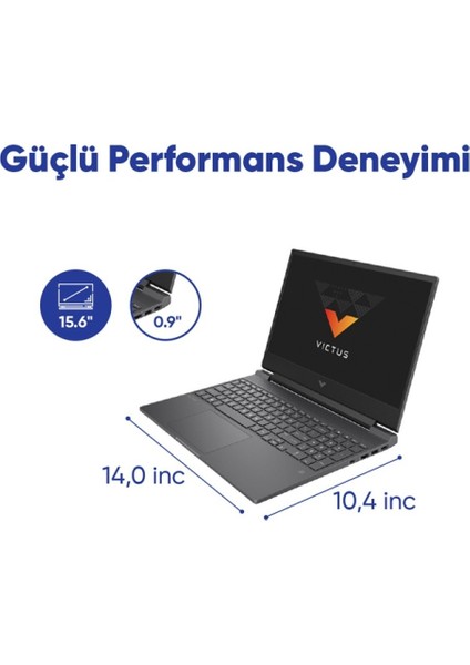 Hp Victus 15-FA1057NT 8U849EA I7-13700H 48 GB 1 Tb SSD RTX4050 15.6" Fhd Windows 11 Home ZI725 +320GB Hiksemi SSD