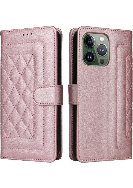 Iphone 13 Için Flip Case Pro Cüzdan Kapak Çevirin Deri Kılıf Darbeye (Yurt Dışından)
