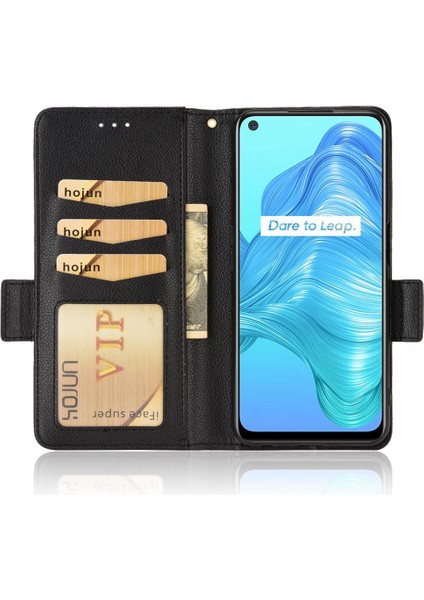 Realme 7 5g Pu Deri Kart Yuvaları Için Kılıf Tutucu Yan Toka Manyetik (Yurt Dışından) fiyatları