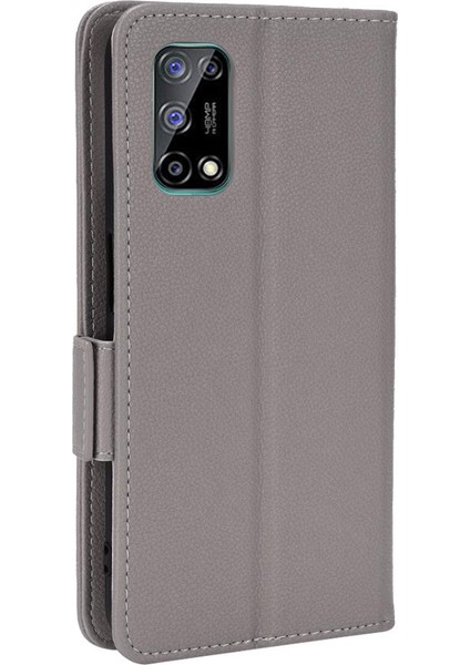 Realme 7 5g Pu Deri Kart Yuvaları Için Kılıf Tutucu Yan Toka Manyetik (Yurt Dışından) fırsatları