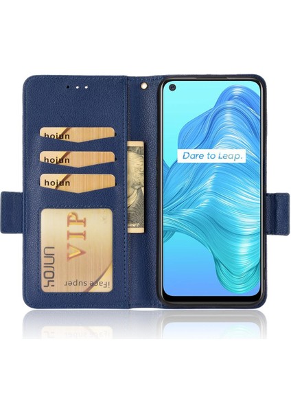 Realme 7 5g Pu Deri Kart Yuvaları Için Kılıf Tutucu Yan Toka Manyetik (Yurt Dışından) fiyatları