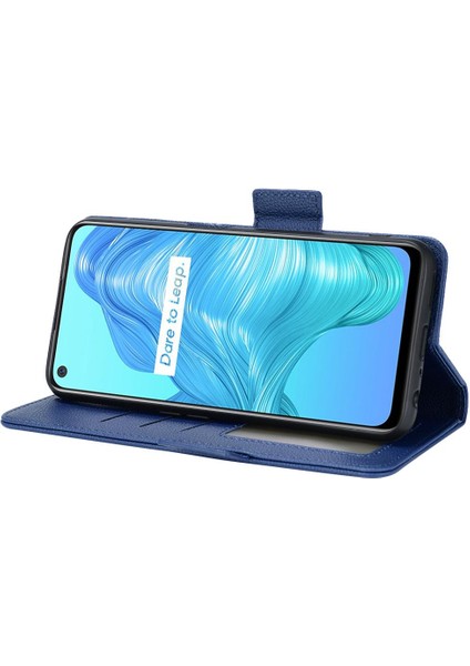 Realme 7 5g Pu Deri Kart Yuvaları Için Kılıf Tutucu Yan Toka Manyetik (Yurt Dışından) indirimleri