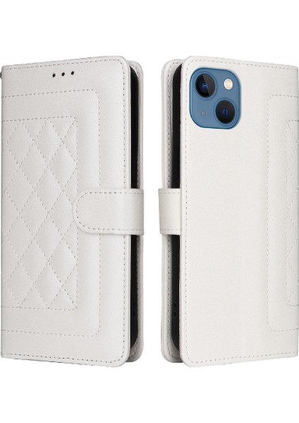 Iphone 13 Için Flip Case Cüzdan Deri Kılıf Darbeye Basit Iş (Yurt Dışından) modelleri