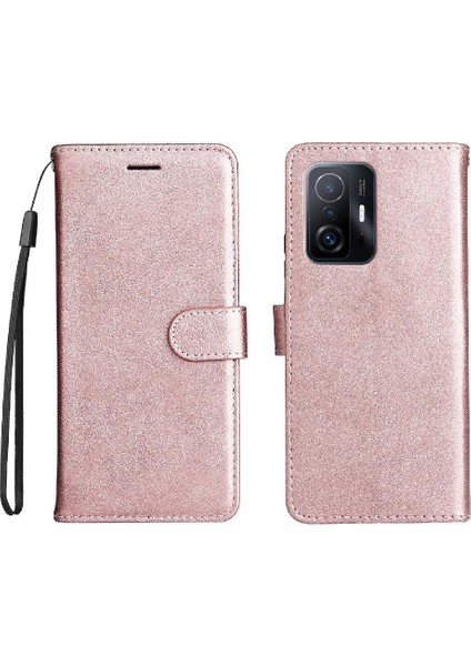 Xiaomi 11T/11T Pro Için Flip Case Kart Yuvası ile Yüksek Kaliteli Deri Telefon (Yurt Dışından)