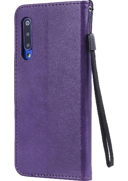 Xiaomi 9 Için Flip Case Klasik Düz Renk Iş Cüzdan Telefon Kılıfı Yüksek (Yurt Dışından) indirimleri